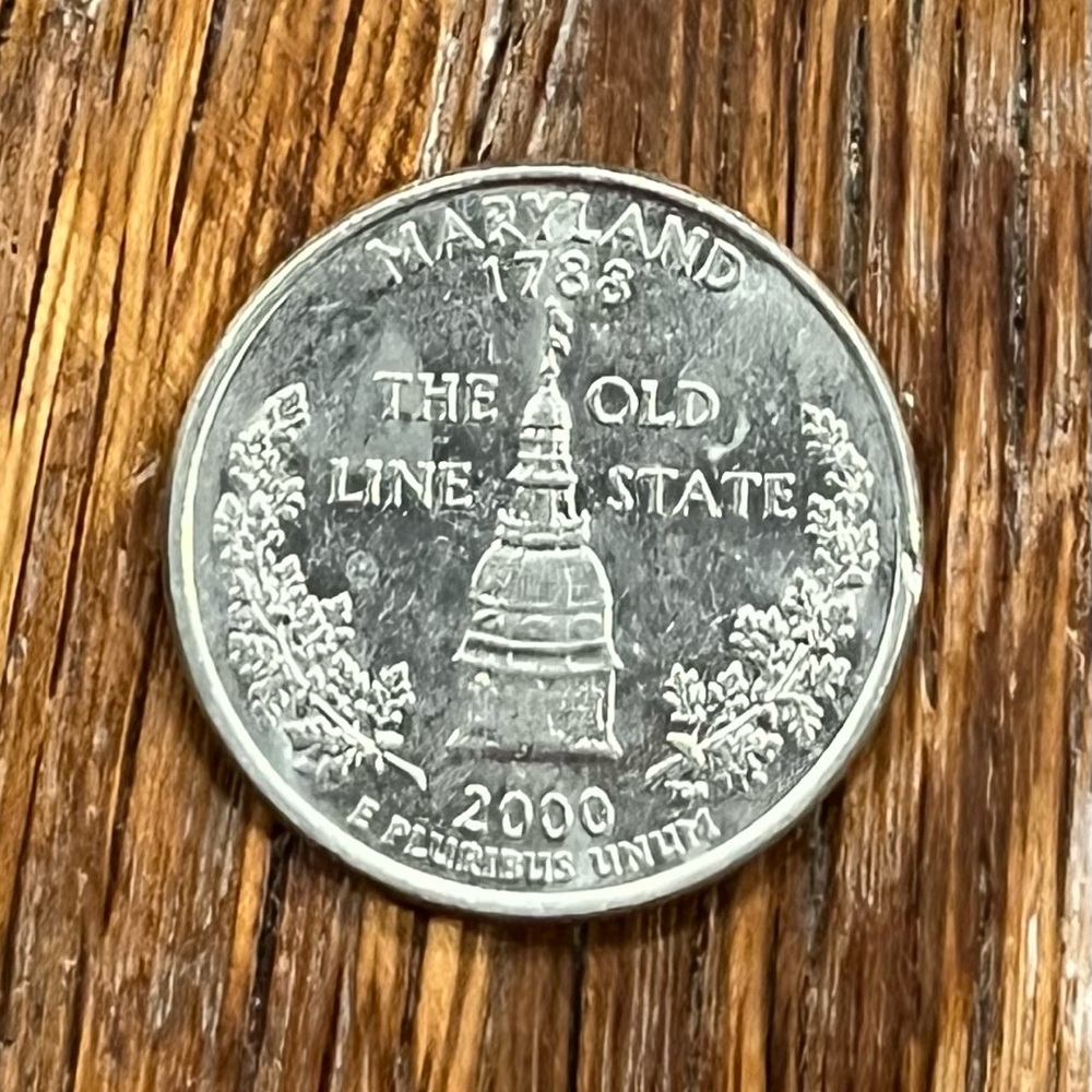 2000 P The Old Line State Maryland 1788 Quarter